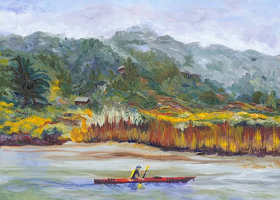 Penny Island Kayaker